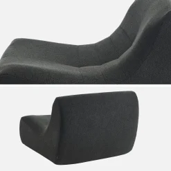 Fauteuil boucléstof Sokol 1 zitplaats