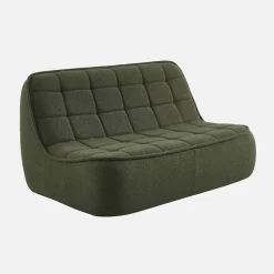 Fauteuil bouclé stof 2 zitplaatsen