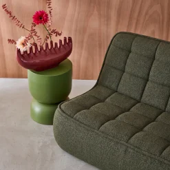 Fauteuil bouclé stof 2 zitplaatsen