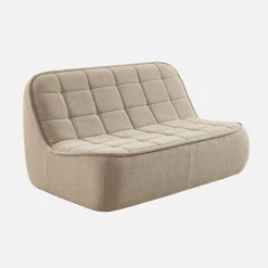 Fauteuil bouclé stof 2 zitplaatsen