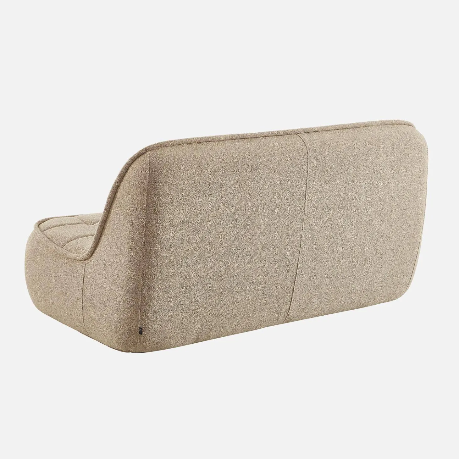 Fauteuil bouclé stof 2 zitplaatsen