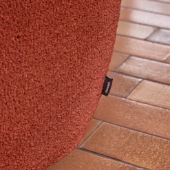 Fauteuil boucléstof 2 zitplaatsen