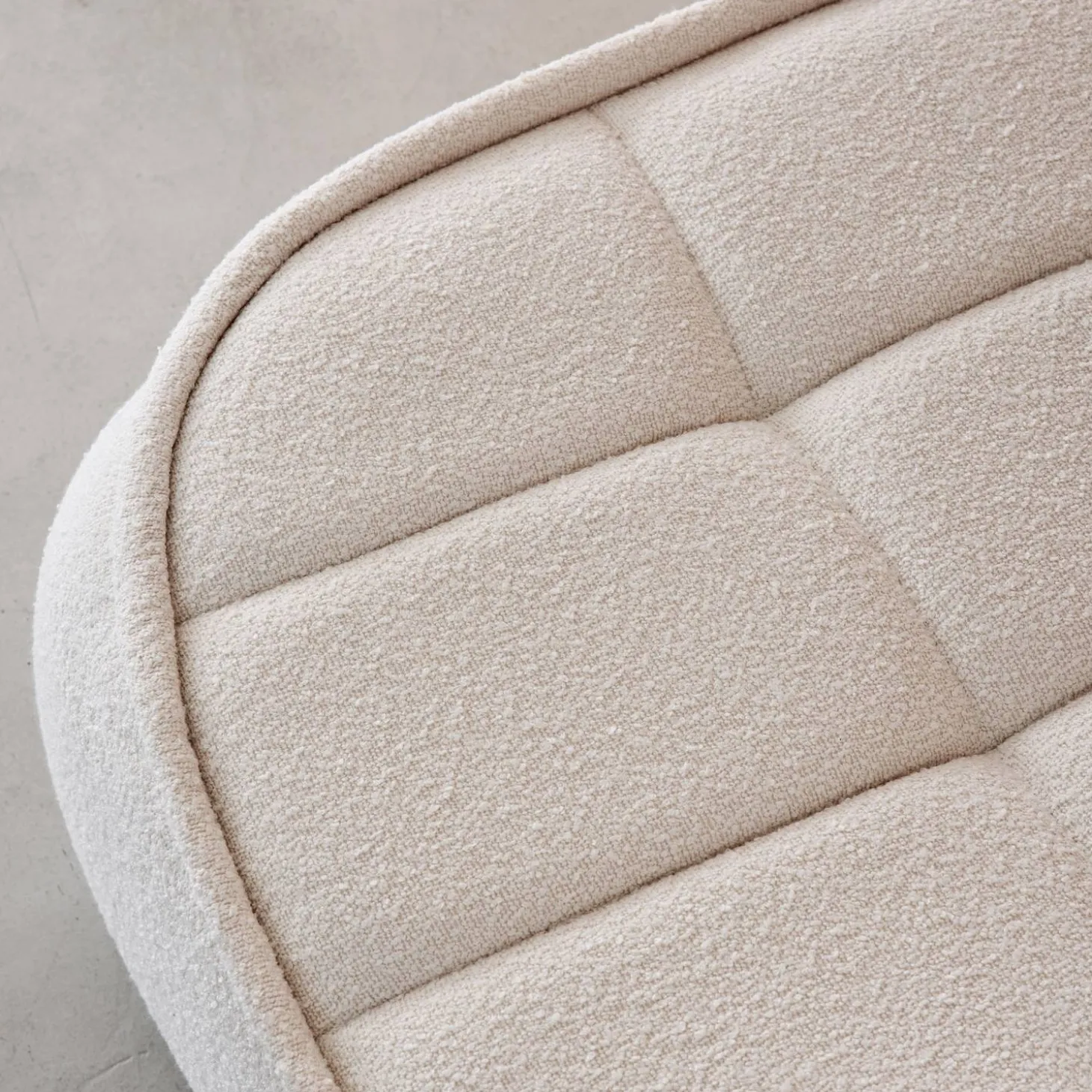 Fauteuil bouclé stof 1 zitplaats