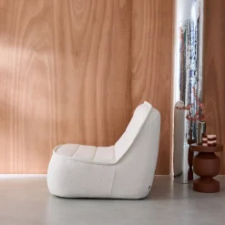 Fauteuil bouclé stof 1 zitplaats