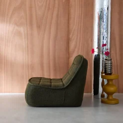 Fauteuil bouclé stof 1 zitplaats