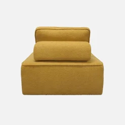 Fauteuil boucléstof 1 zitplaats