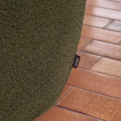 Fauteuil boucléstof 2 zitplaatsen