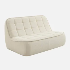 Fauteuil bouclé stof 2 zitplaatsen