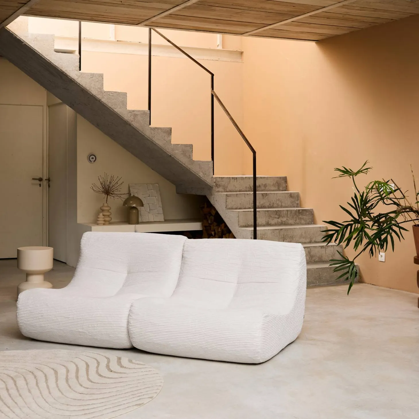 Fauteuil corduroy Sokol 1 zitplaats (set van 2)