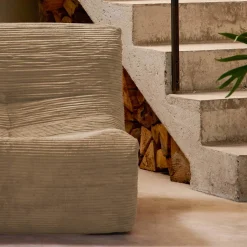 Fauteuil corduroy Sokol 1 zitplaats (set van 2)
