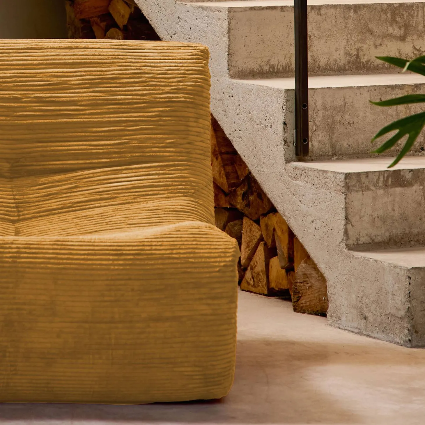 Fauteuil corduroy Sokol 1 zitplaats (set van 2)