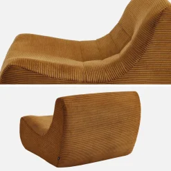 Fauteuil corduroy Sokol 1 zitplaats (set van 2)