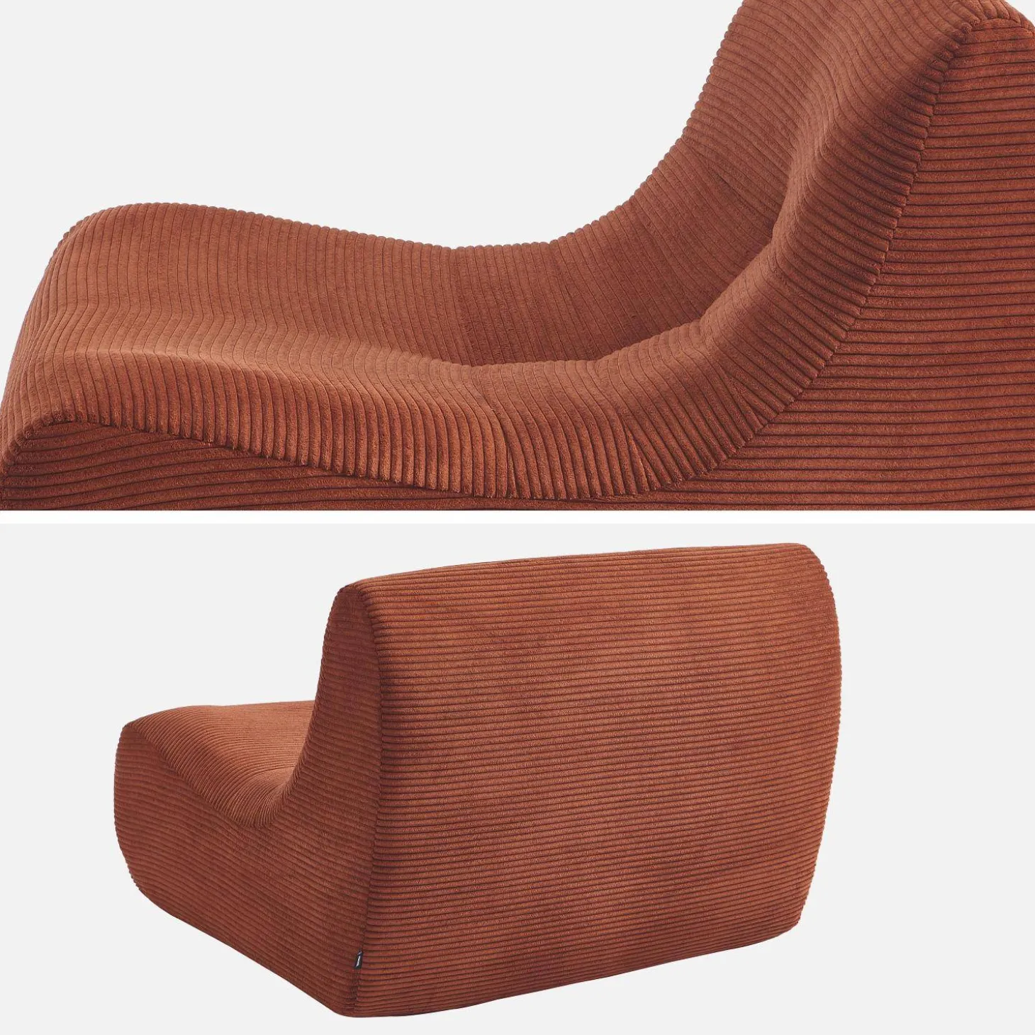 Fauteuil corduroy Sokol 1 zitplaats (set van 2)