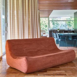 Fauteuil corduroy 3 zitplaatsen