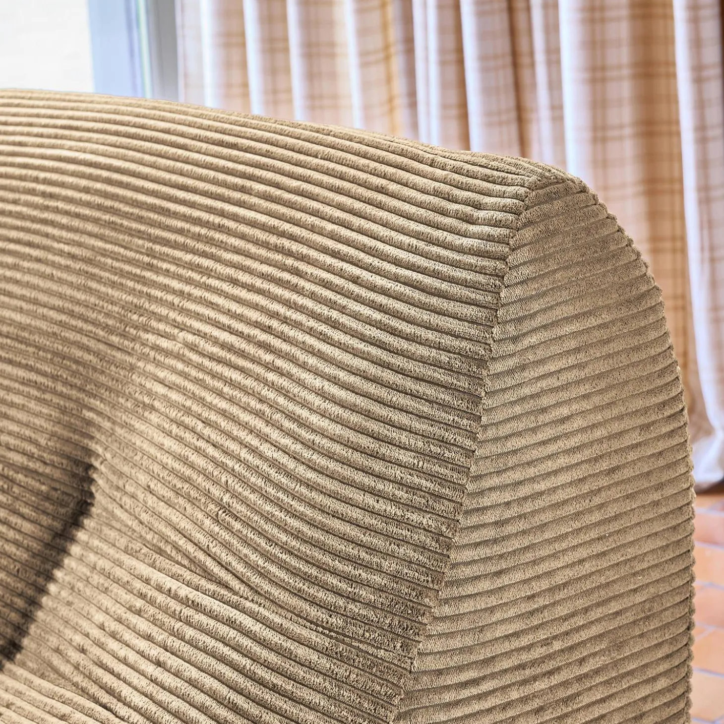 Fauteuil corduroy 3 zitplaatsen