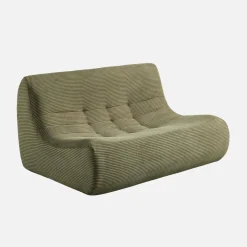 Fauteuil corduroy 2 zitplaatsen