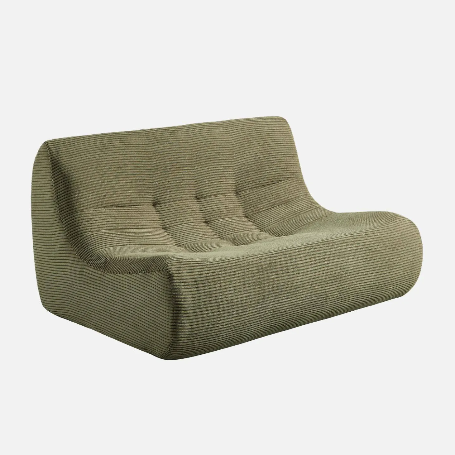 Fauteuil corduroy 2 zitplaatsen