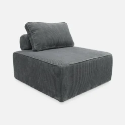 Fauteuil corduroy 1 zitplaats