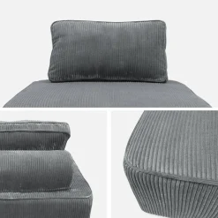 Fauteuil corduroy 1 zitplaats