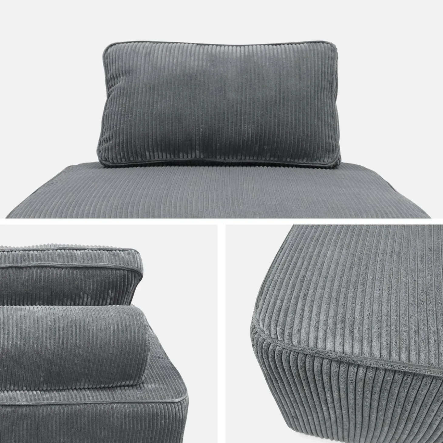 Fauteuil corduroy 1 zitplaats