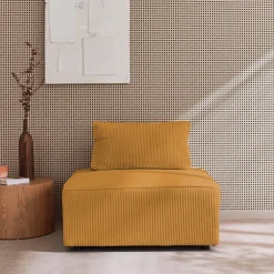 Fauteuil corduroy 1 zitplaats