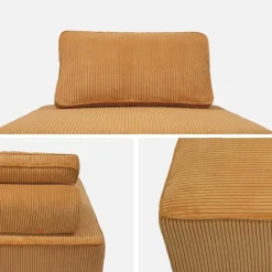 Fauteuil corduroy 1 zitplaats