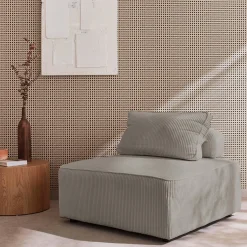 Fauteuil corduroy 1 zitplaats