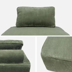 Fauteuil corduroy 1 zitplaats