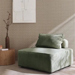 Fauteuil corduroy 1 zitplaats
