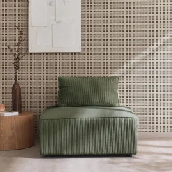Fauteuil corduroy 1 zitplaats