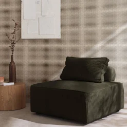 Fauteuil corduroy 1 zitplaats