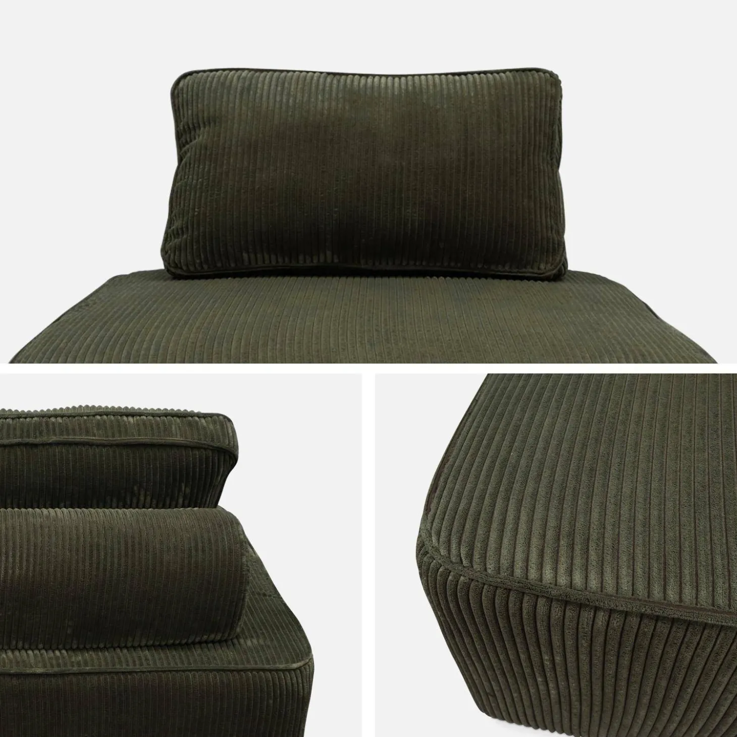 Fauteuil corduroy 1 zitplaats