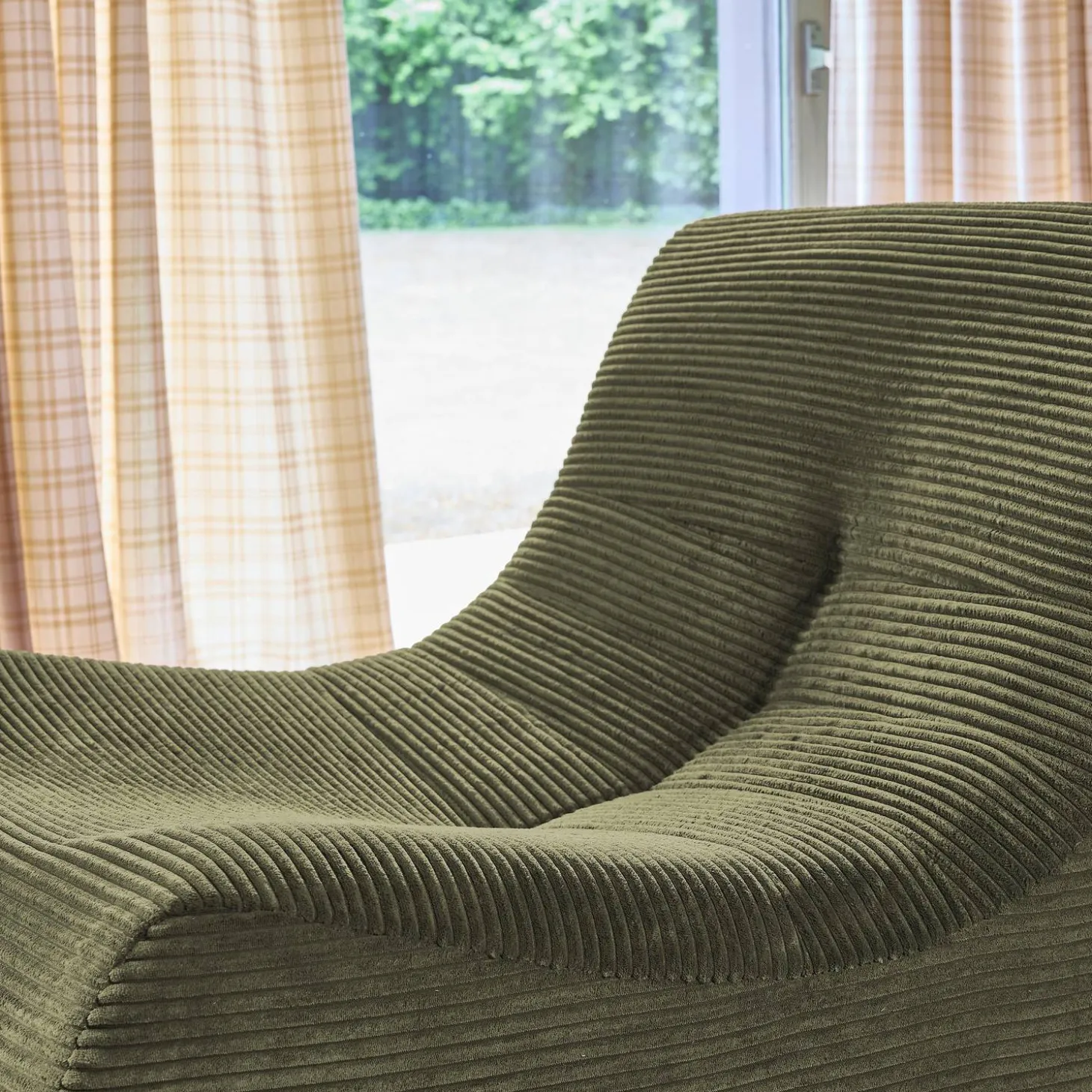 Fauteuil corduroy 3 zitplaatsen