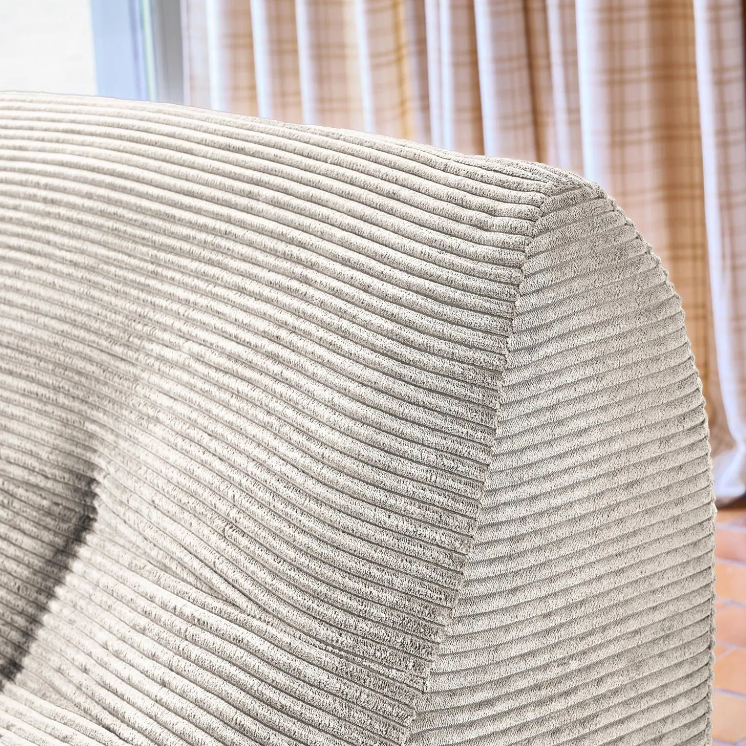 Fauteuil corduroy 3 zitplaatsen