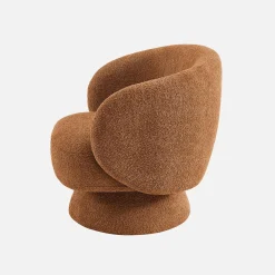 Fauteuil 360° draaibaar in stof