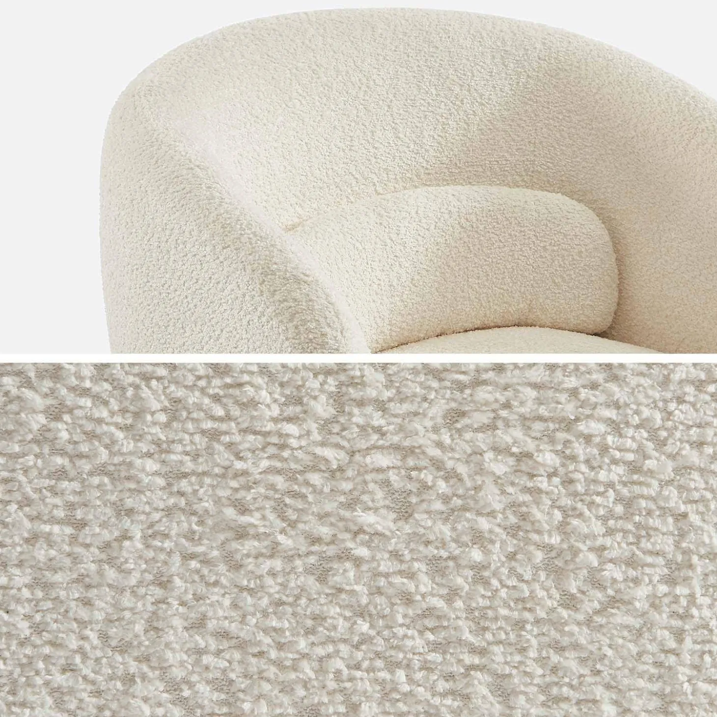 Fauteuil 360° draaibaar in stof