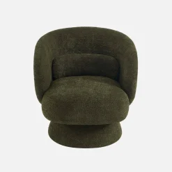 Fauteuil 360° draaibaar in stof