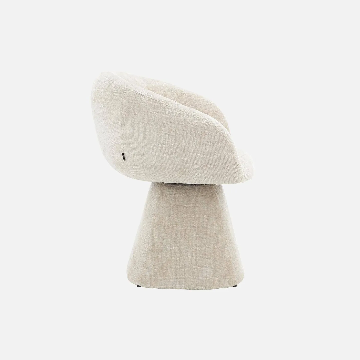 Fauteuil 180° draaibaar van katoen