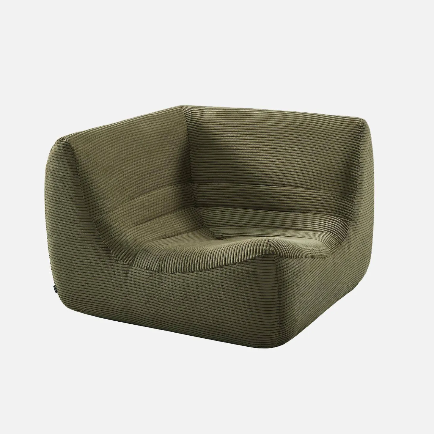 Fauteuil hoek corduroy 1 zitplaats