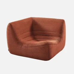 Fauteuil hoek corduroy 1 zitplaats