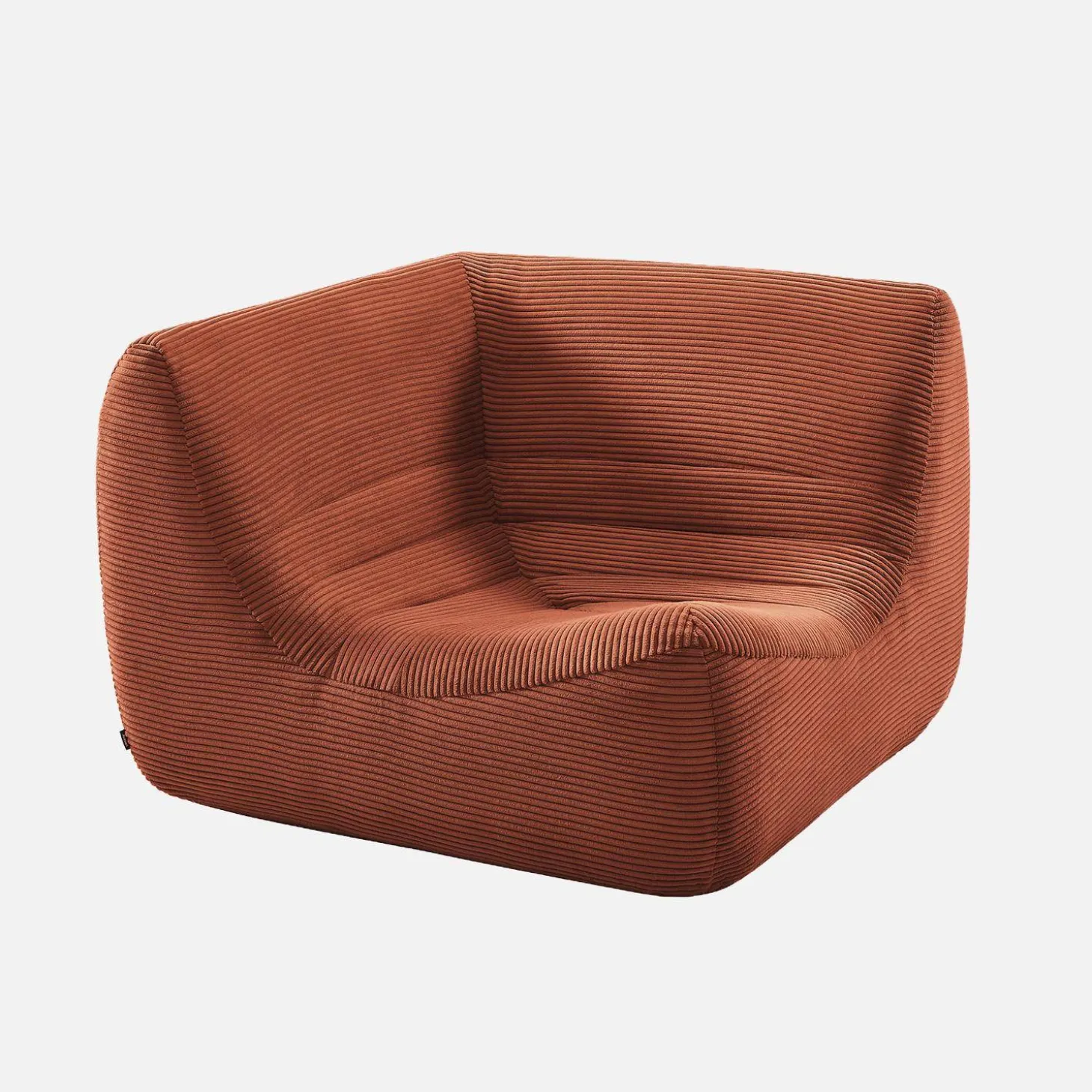 Fauteuil hoek corduroy 1 zitplaats