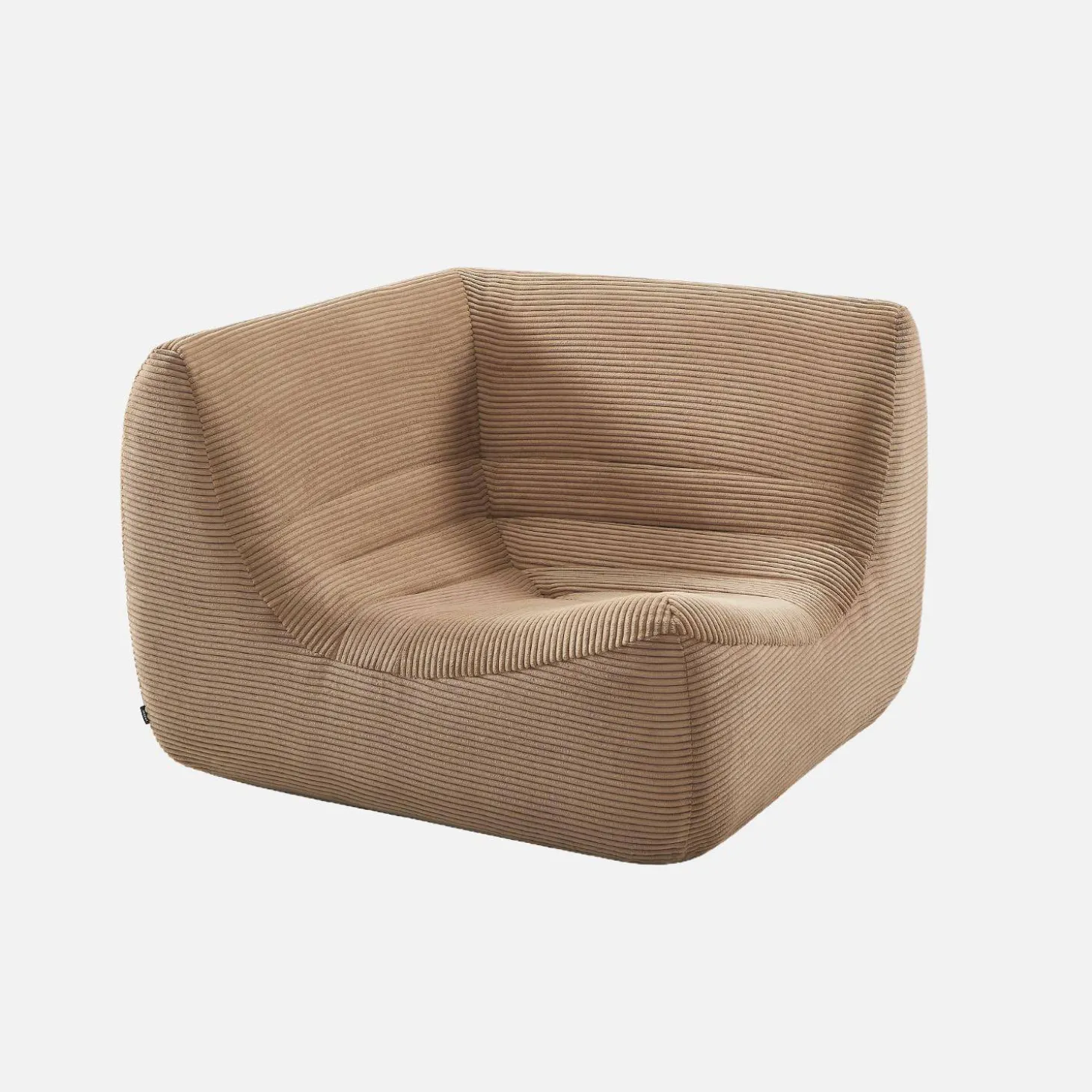 Fauteuil hoek corduroy 1 zitplaats