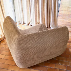 Fauteuil hoek corduroy 1 zitplaats
