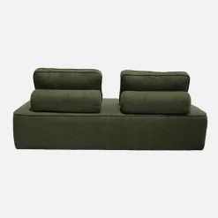 Fauteuil in boucléstof 2 zitplaatsen