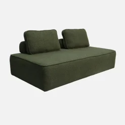 Fauteuil in boucléstof 2 zitplaatsen