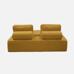 Fauteuil in boucléstof 2 zitplaatsen