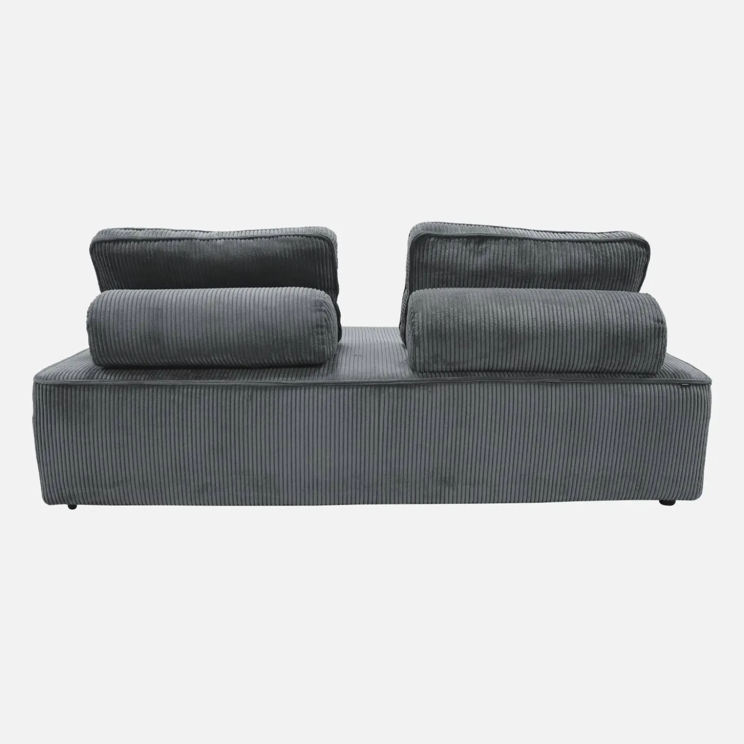 Fauteuil in corduroy 2 zitplaatsen