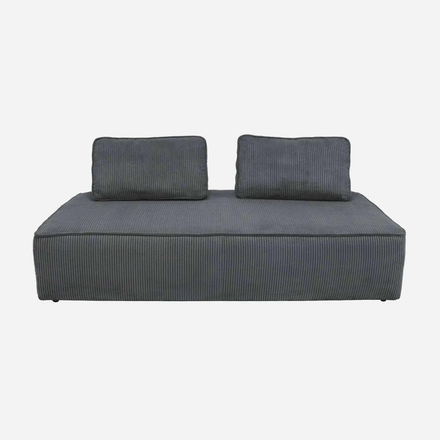 Fauteuil in corduroy 2 zitplaatsen