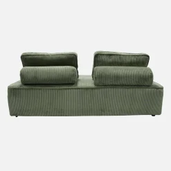 Fauteuil in corduroy 2 zitplaatsen