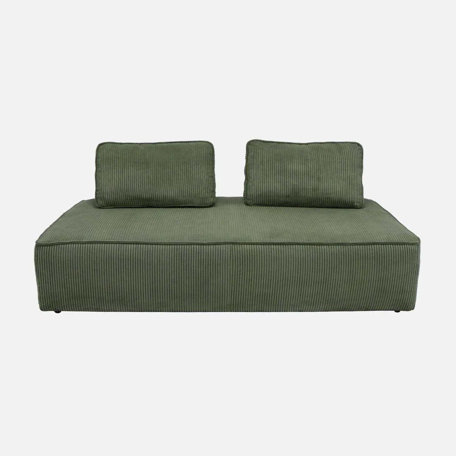 Fauteuil in corduroy 2 zitplaatsen
